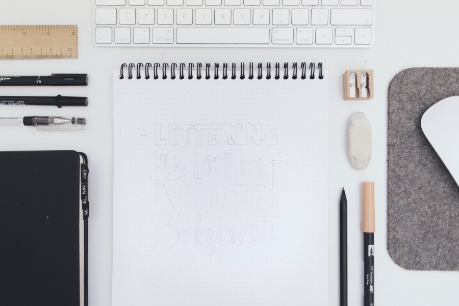 Lettering – Hur jag lärt mig rita bokstäver - Elin Kero